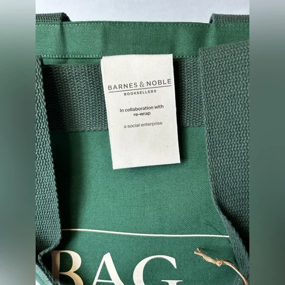 Green Canvas Tote Bag - Picture 4 of 9